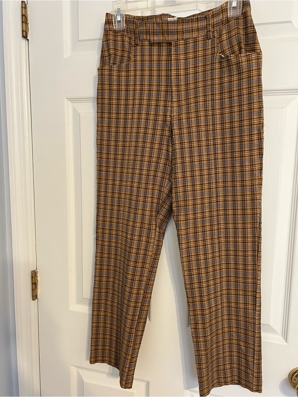 Urban Outfitters Plaid Tan and Black Ladies’ Dress Pants